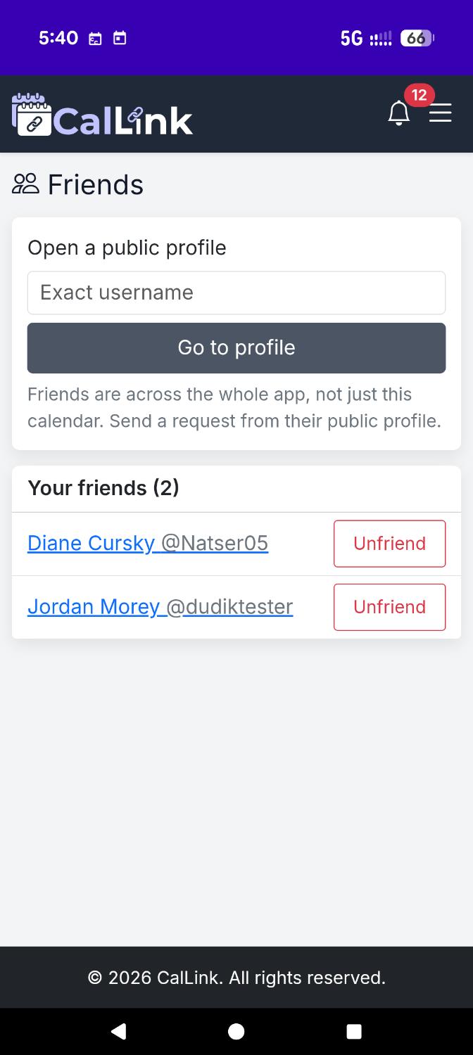 Organize life with friends