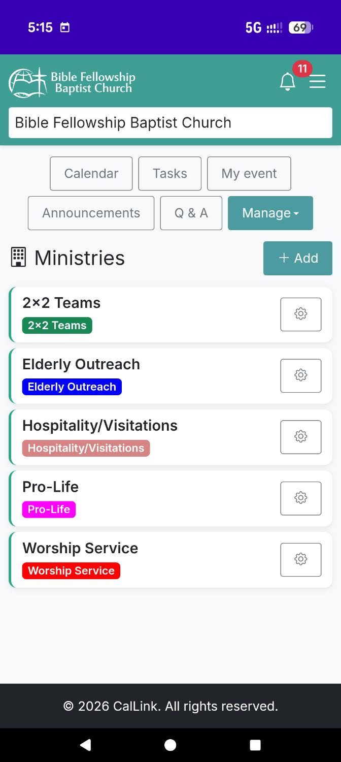 Multiple departments / ministries
