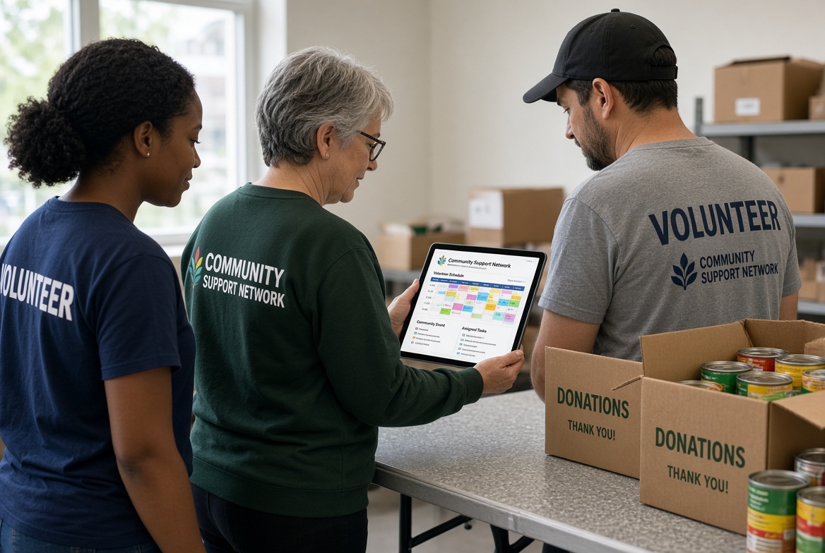 Volunteer and nonprofit